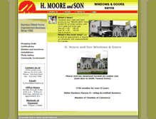 Tablet Screenshot of hmooreandson.com